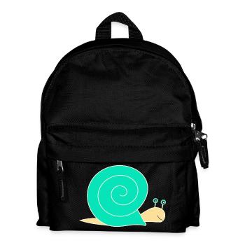 escargot - Sac à dos Enfant - noir - Devant