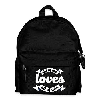 all of you loves all of me proposal declaration of love - Kids' Backpack - black - Front