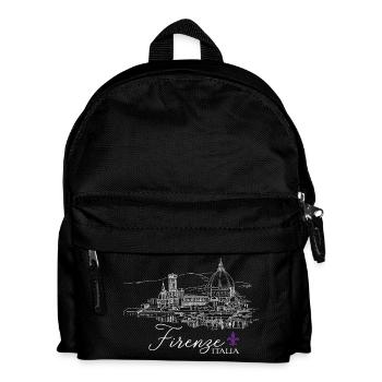 Firenze Italia - Kinder Rucksack - Schwarz - Vorne