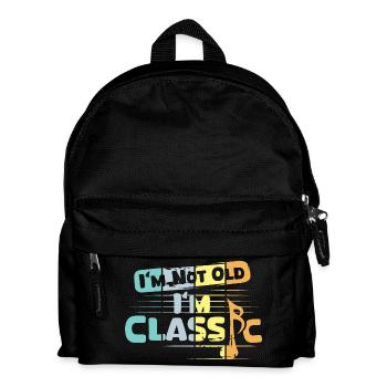 Rétro Musique Classique Dictons Drôles Vintage - Sac à dos Enfant - noir - Devant