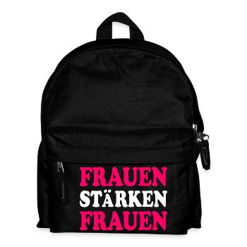 frauen stärken frauen - Kinder Rucksack - Schwarz - Vorne