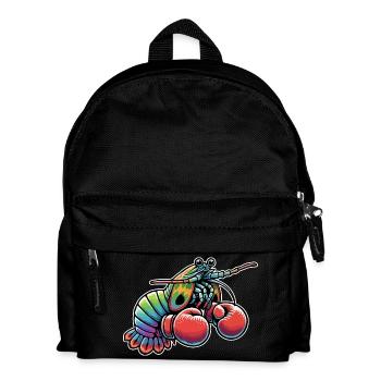 Mantis Shrimp Boxing Funny Mantis Shrimp - Kids' Backpack - black - Front
