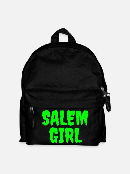 Vibrant Salem Girl Graphic Tee - Kids' Backpack - black