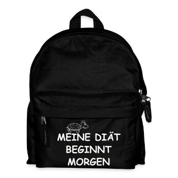 DIÄT - Kinder Rucksack - Schwarz - Vorne