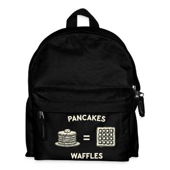 Pancakes and waffles - Kids' Backpack - black - Front