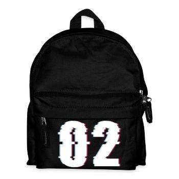 Deux 2 Deux 02 Nombre Effet Nombre déformé - Sac à dos Enfant - noir - Devant
