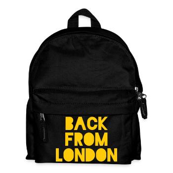 Back from London - Kids' Backpack - black - Front