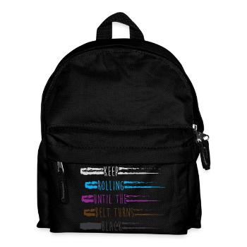 Jiu Jitsu Self Defense - Kids' Backpack - black - Front