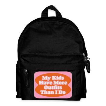 Tenue Battle Maman vs Enfants - Sac à dos Enfant - noir - Devant