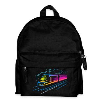 Train Cartoon Look - Sac à dos Enfant - noir - Devant