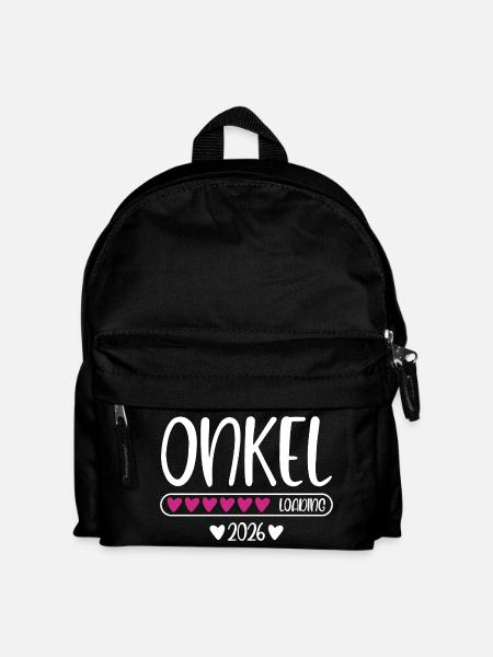 Onkel 2026 loading - Kinder Rucksack - Schwarz