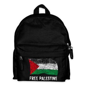 Palestine libre - Sac à dos Enfant - noir - Devant
