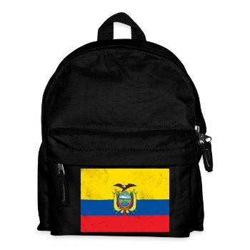 Flag of Ecuador – Andean spirit - Kids' Backpack - black - Front