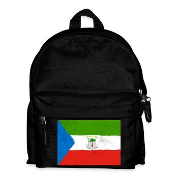 Drapeau de la Guinée équatoriale – Identité tropicale - Sac à dos Enfant - noir - Devant