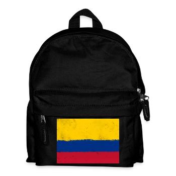 Flagge von Kolumbien - Kinder Rucksack - Schwarz - Vorne