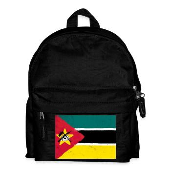 Drapeau du Mozambique - Sac à dos Enfant - noir - Devant