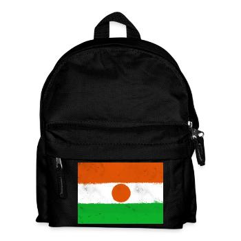 Flag of Niger - Kids' Backpack - black - Front