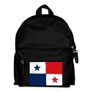 Drapeau du Panama - Sac à dos Enfant - noir - Devant
