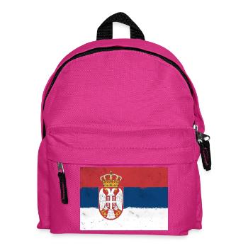 Drapeau de la Serbie - Sac à dos Enfant - fuchsia - Devant
