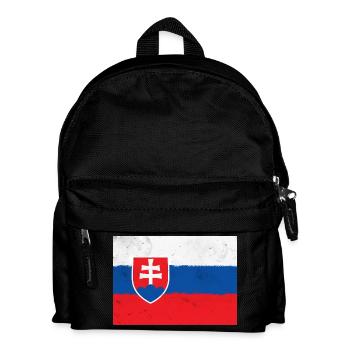 Flag of Slovakia - Kids' Backpack - black - Front