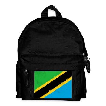 Flag of Tanzania - Kids' Backpack - black - Front