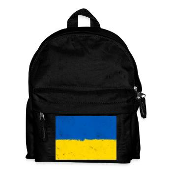 Drapeau de l’Ukraine - Sac à dos Enfant - noir - Devant
