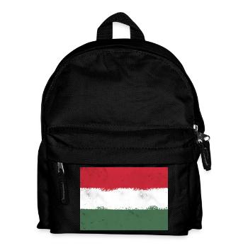 Flag of Hungary - Kids' Backpack - black - Front