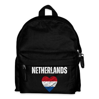 J’aime la Hollande, drapeau de la Hollande - Sac à dos Enfant - noir - Devant