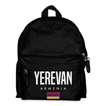 Yerevan Armenien - Kinder Rucksack - Schwarz - Vorne