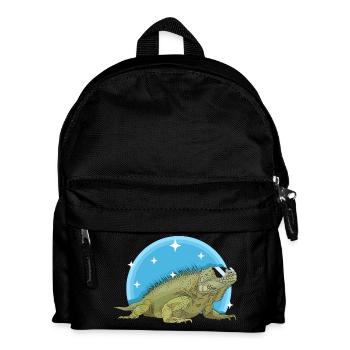 Iguana Lizard Iguanas Gift - Kids' Backpack - black - Front