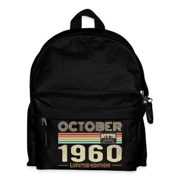 Birthday October 1960 - Birthday October 1960 - Kids' Backpack - black - Front