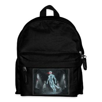 Digital ghost in the haunted house - Kids' Backpack - black - Front