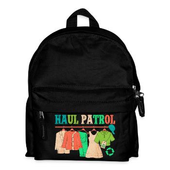 Thrift Shopper Haul Patrol Thrift Store - Kids' Backpack - black - Front