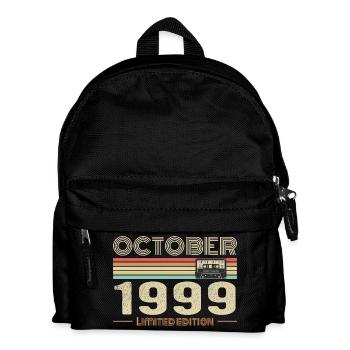 Birthday october 1999 - Kids' Backpack - black - Front