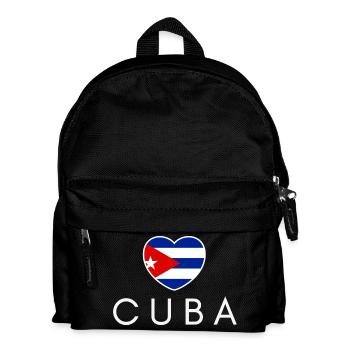 I love Cuba, heart Cuba - Kids' Backpack - black - Front