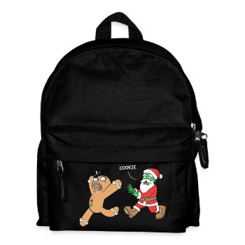 Gingerbread Christmas Gingerbread Man Gingerbread - Kids' Backpack - black - Front