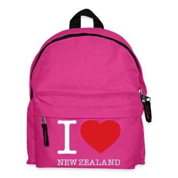 J’adore la Nouvelle-Zélande - Sac à dos Enfant - fuchsia - Devant
