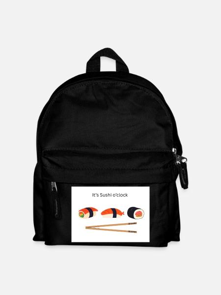It's Sushi o'clock - Kids' Backpack - black