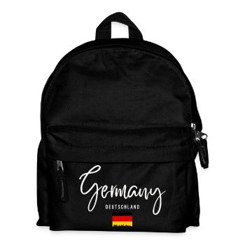 Né en Allemagne, racines allemandes - Sac à dos Enfant - noir - Devant
