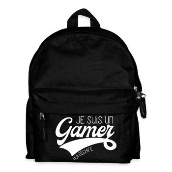 A gamer who rocks - gamer gift idea - Kids' Backpack - black - Front