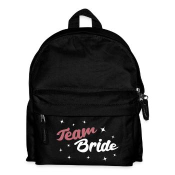 Team Bride - Kinder Rucksack - Schwarz - Vorne
