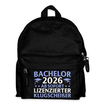 Graduated 2026 Bachelor's Degree Gift - Kids' Backpack - black - Front