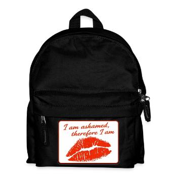 J’ai honte, donc j’ai honte - Sac à dos Enfant - noir - Devant