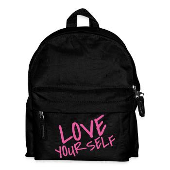 Aimez-vous – Déclaration d’amour de soi rose - Sac à dos Enfant - noir - Devant