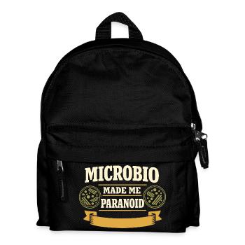 microbiology - Kids' Backpack - black - Front