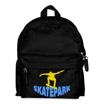 SKATEPARK - Kinder Rucksack - Schwarz - Vorne