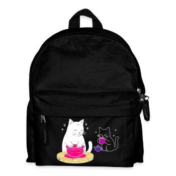 Artisan Cat Life – From Wheel to Tea - Kids' Backpack - black - Front