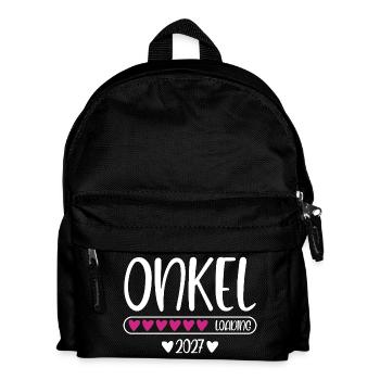 Uncle 2027 loading with hearts loading bar - Kids' Backpack - black - Front