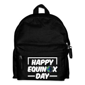 Joyeuse journée de l’équinoxe Pâques Ostara - Sac à dos Enfant - noir - Devant