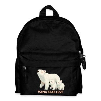L’amour de Maman Ours pour la fête des mères - Sac à dos Enfant - noir - Devant